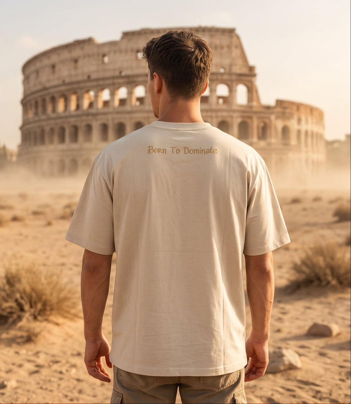T-shirt sable · Emblème